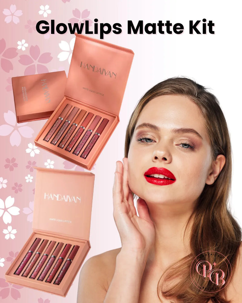 GlowLips Matte Kit de Batons - 6 Unidades