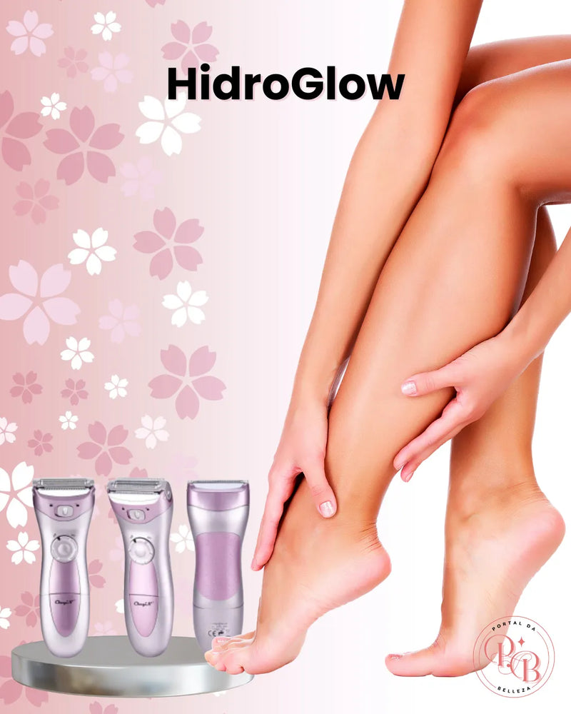 HidroGlow - Depilador Elétrico à Prova d'Água