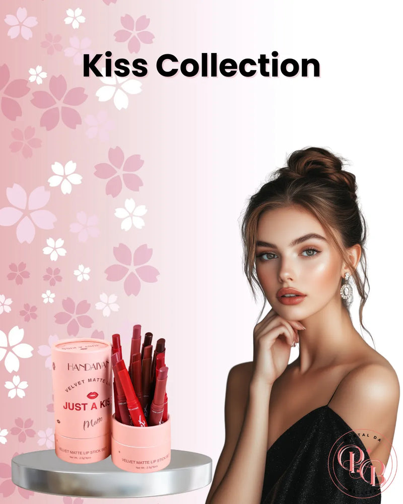 Kiss Collection - 8 Matte Lipsticks in a Premium Tin [PROMOTION] 